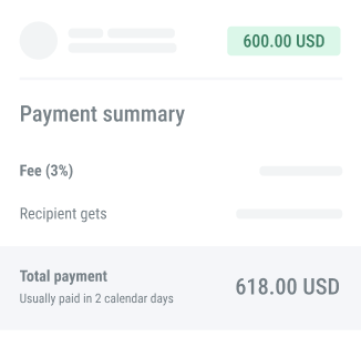 Payment sumary